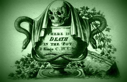 "There is death in the pot" 2 Kings 4:40 Image